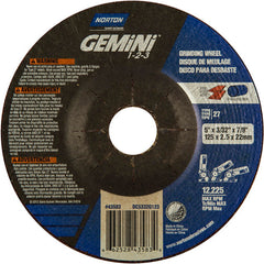5″ × 20.0″ × 22.23 ″ Gemini Non-Woven Depressed Center Wheel Type 27 46 Grit - USA Tool & Supply