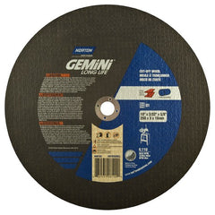 10″ × 0.09375″ × 5/8″ Gemini Stationary Saw Cut-Off Wheel Aluminum Oxide - USA Tool & Supply