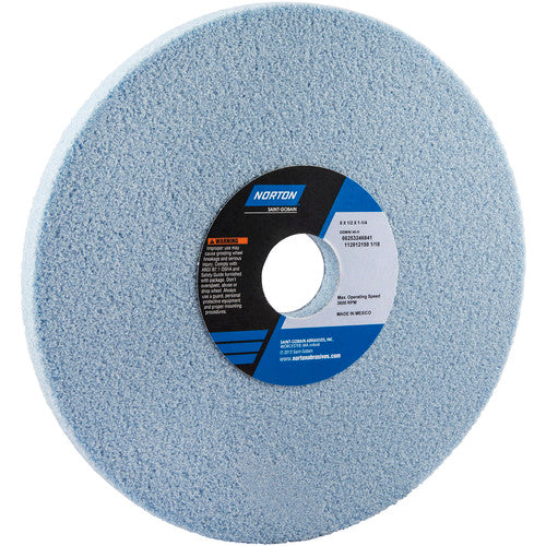 ‎8″ × 1/2″ × 1-1/4″ Gemini Toolroom Wheel Type 01 Straight 46 Grit Aluminum Oxide - USA Tool & Supply