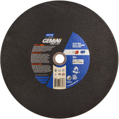 14″ × 3/32″ × 1″ Gemini Chopsaw Cut-Off Wheel Aluminum Oxide - USA Tool & Supply