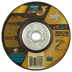 ‎5″ × 1/4″ × 5/8″-11 - T27 - Quantum 3 Depressed Center Wheel - USA Tool & Supply