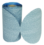 5" - 120 Grit - Silicon Carbide - PSA Disc Roll - Paper Disc - USA Tool & Supply