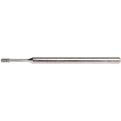 0.09″ × 0.157″ × 0.5″ Electroplated CBN Mounted Point 200 Grit - USA Tool & Supply
