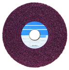 8 x 2 x 3" - Medium Grit - 5AM - Aluminum Oxide - Bear-Tex Convolute Non-Woven Wheel - USA Tool & Supply