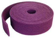 4'' x 30 ft. - Maroon - Aluminum Oxide Very Fine Grit - Bear-Tex Clean & Blend Roll - USA Tool & Supply