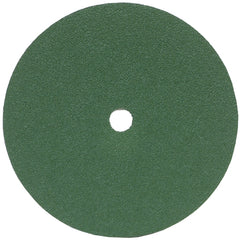7″ × 1/4″ × 7/8″ GreenLyte Plus SG F986 Fiber Disc 50 Grit Ceramic Alumina - USA Tool & Supply