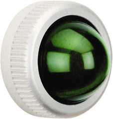 Schneider Electric - Round Pilot and Indicator Light Lens - Green - USA Tool & Supply