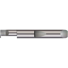 Grooving Tool: Retaining Ring Solid Carbide, 3/8″ Shank Dia, 0.055″ Groove Width