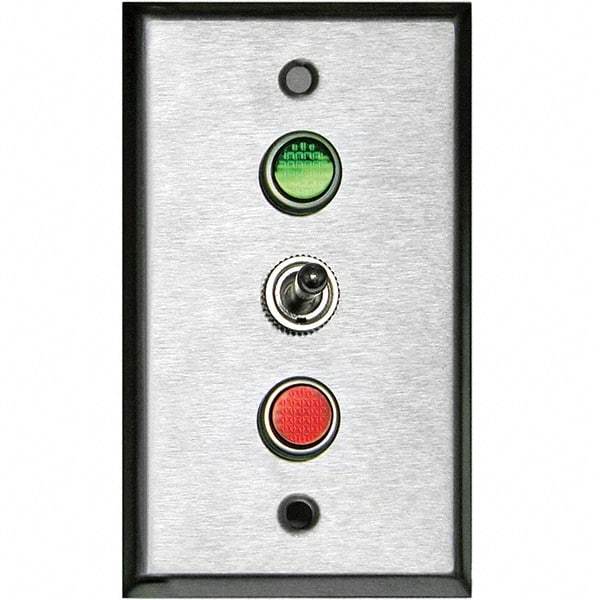 TAPCO - Galvanized Traffic Sign Light Switch - Silver - USA Tool & Supply