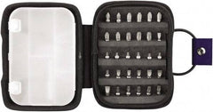 Irwin - 31 Piece, 1/4" Drive Screwdriver Bit Set - #1 to #3 Phillips, 0.05 to 1/4" Hex, 1.27 to 10mm Hex, T15 to T30 Torx, #1 to #3 Square Recess - USA Tool & Supply