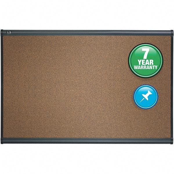 Quartet - 24" High x 36" Wide Cubicle Magnetic - Cork, Includes Mounting Kit - USA Tool & Supply