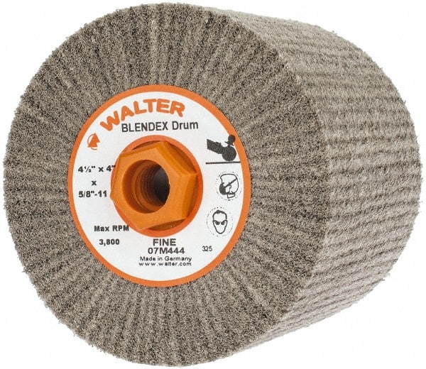 WALTER Surface Technologies - 4-1/2 x 4" Unmounted Flap Wheel - USA Tool & Supply