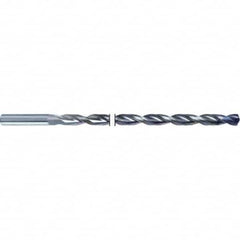 Guhring - 8.8mm 135° Spiral Flute Solid Carbide Screw Machine Drill Bit - USA Tool & Supply