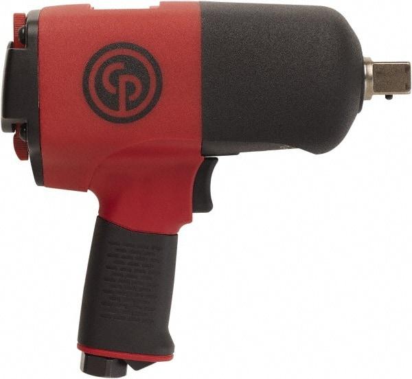 Chicago Pneumatic - 3/4" Drive, 6,500 RPM, 922 Ft/Lb Torque Impact Wrench/Ratchet - Pistol Grip Handle, 1,000 IPM, 38 CFM, 90 psi, 3/8" NPT Inlet - USA Tool & Supply