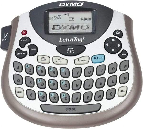 Dymo - Hand Held Electronic Label Maker - 180 DPI Resolution, 6.7" Wide x 5.7" Long - USA Tool & Supply