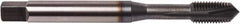 Union Butterfield - M14x2.00 Metric Coarse, 4 Flute, TiCN Finish, Powdered Metal Spiral Point Tap - Plug Chamfer, Right Hand Thread, 110mm OAL, 26mm Thread Length, 0.429" Shank Diam, 6H Class of Fit, Series 1673AP - Exact Industrial Supply