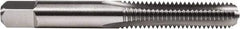 Union Butterfield - 3/8-16 UNC, H3, 4 Flute, Bottoming Chamfer, Bright Finish, Hand STI Tap - 3-3/8" OAL, 1-21/32" Thread Length, 7/16" Square Length, 0.275" Square Size, 3B Class of Fit, Series 1572 - USA Tool & Supply