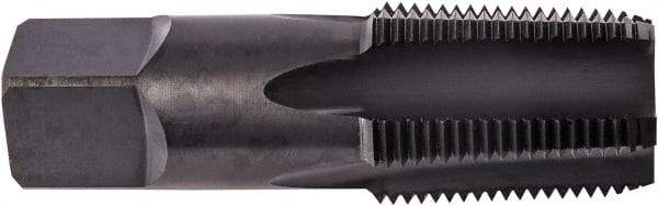 Union Butterfield - 1/8-27 NPT Thread, 4 Flute Standard Pipe Tap - 2-1/8" OAL, 3/4" Thread Length, 7/16" Shank Diam, Oxide Finish, High Speed Steel - Exact Industrial Supply