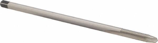 Union Butterfield - #8-32 UNC 2 Flute H3 Bright Finish High Speed Steel Spiral Point Extension Tap - Plug Chamfer, 4" OAL, 3/4" Thread Length, 3B Class of Fit, Series 1534NE - USA Tool & Supply