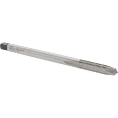 Union Butterfield - 1/4-28 UNF 2 Flute H3 Bright Finish High Speed Steel Spiral Point Extension Tap - Plug Chamfer, 4" OAL, 1" Thread Length, 3B Class of Fit, Series 1534NE - USA Tool & Supply