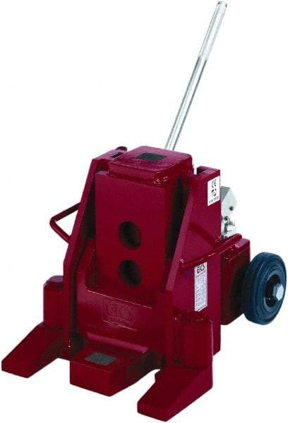 GKS - 20 Ton Capacity Toe Jack - 1.2" to 19.1" High, 6.3" Piston Stroke - USA Tool & Supply