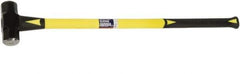 Ability One - 6 Lb Head, 32" Long Sledge Hammer - Steel Head, Fiberglass Handle with Grip - USA Tool & Supply