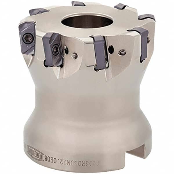Tungaloy - 2" Cut Diam, 3/4" Arbor Hole, Indexable High-Feed Face Mill - USA Tool & Supply