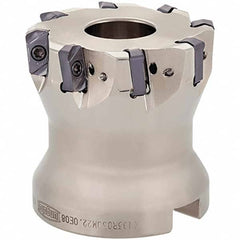 Tungaloy - 2" Cut Diam, 3/4" Arbor Hole, Indexable High-Feed Face Mill - USA Tool & Supply