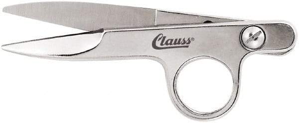 Clauss - 1" Length of Cut, Straight Pattern Thread Snip - 4-1/2" OAL - USA Tool & Supply