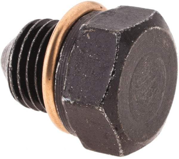 Value Collection - Pilot Point Oil Drain Plug - M14 Thread - USA Tool & Supply