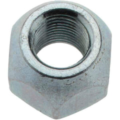 Value Collection - M12-1.25 Zinc Finish Wheel Nut - 21mm Hex, 16mm Overall Length, 60° Seat Angle - USA Tool & Supply