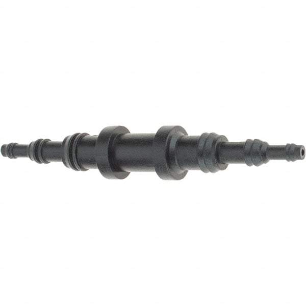 Value Collection - Plastic Straight Automotive Vacuum Connector - 1/8 x 1/4 x 3/8" Fitting - USA Tool & Supply