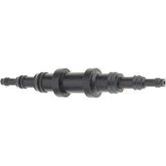 Value Collection - Plastic Straight Automotive Vacuum Connector - 1/8 x 1/4 x 3/8" Fitting - USA Tool & Supply