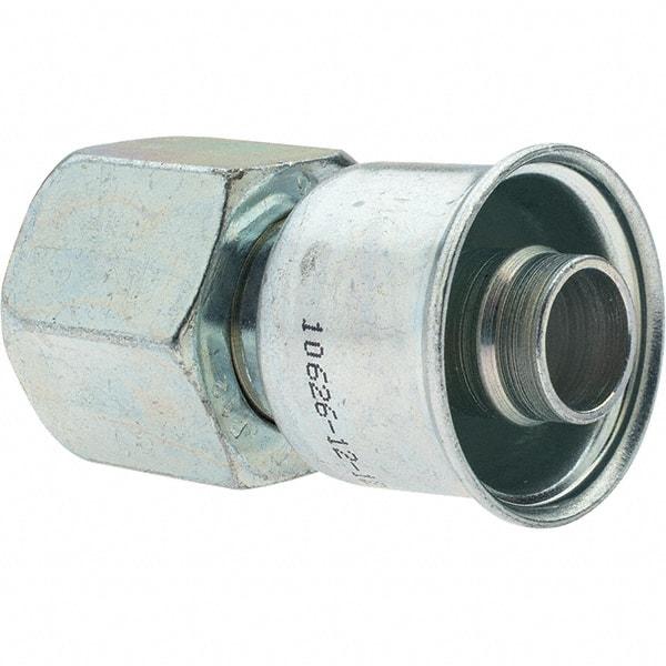 Parker - 1-1/16-12 Female JIC Hydraulic Hose Female JIC 37° Swivel - -10 Hose Size, 5/8" Hose Diam - USA Tool & Supply