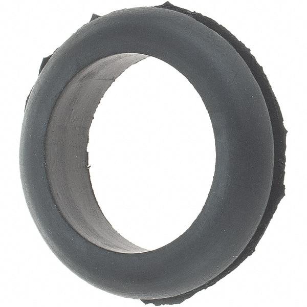 Value Collection - 1-1/8" OD, 1/4" Thick Grommet - Rubber, 15/16" Slot Diam x 1/16" Slot Width - USA Tool & Supply