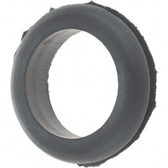 Value Collection - 1-1/8" OD, 1/4" Thick Grommet - Rubber, 15/16" Slot Diam x 1/16" Slot Width - USA Tool & Supply