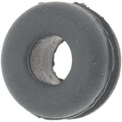 Value Collection - 3/8" OD, 3/16" Thick Grommet - Rubber, 1/4" Slot Diam x 1/16" Slot Width - USA Tool & Supply