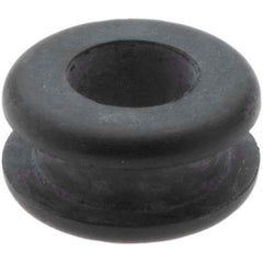 Value Collection - 1/2" OD, 1/4" Thick Grommet - Rubber, 3/8" Slot Diam x 1/16" Slot Width - USA Tool & Supply