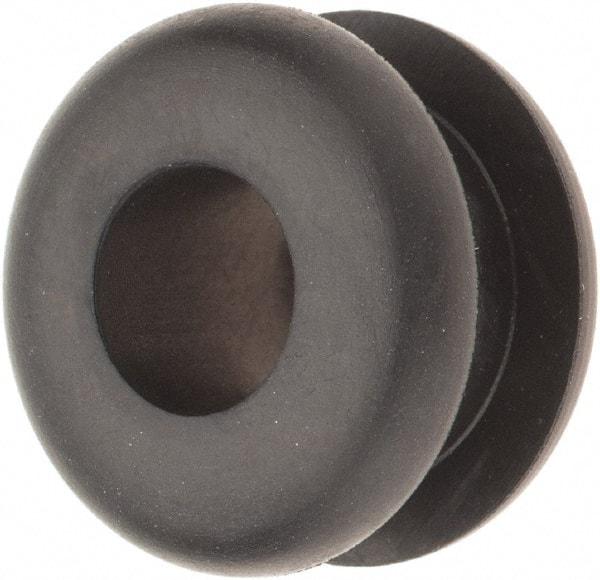 Value Collection - 7/8" OD, 1/2" Thick Grommet - Rubber, 5/8" Slot Diam x 1/4" Slot Width - USA Tool & Supply