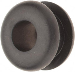 Value Collection - 7/8" OD, 1/2" Thick Grommet - Rubber, 5/8" Slot Diam x 1/4" Slot Width - USA Tool & Supply
