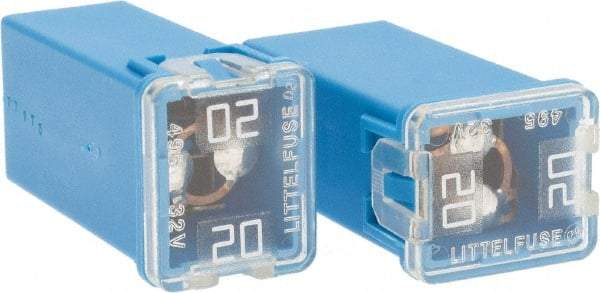 Value Collection - 32 VAC/VDC, 20 Amp, General Purpose Fuse - Plug-in Mount - USA Tool & Supply