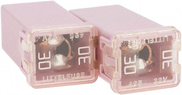 Value Collection - 32 VAC/VDC, 30 Amp, General Purpose Fuse - Plug-in Mount - USA Tool & Supply