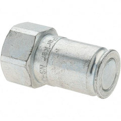 Parker - 3/8-18 NPSF Steel Hydraulic Hose Coupler - 2,500 psi, -6 Hose Size, 3/8" Hose Diam - USA Tool & Supply