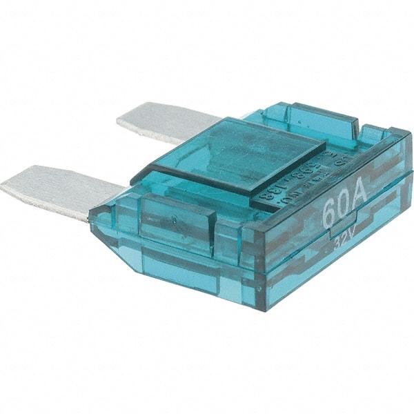 Value Collection - 60 Amp, Time Delay General Purpose Fuse - Plug-in Mount, 1.15" OAL - USA Tool & Supply