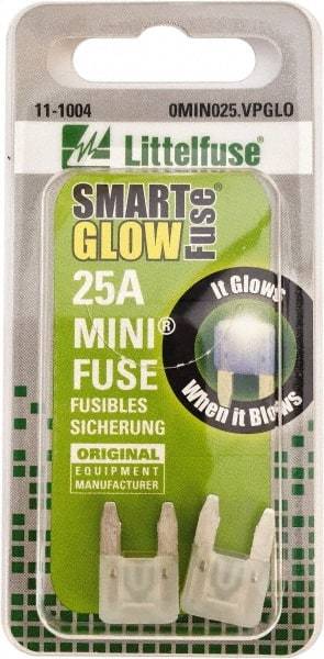 Value Collection - 25 Amp, Time Delay General Purpose Fuse - Plug-in Mount - USA Tool & Supply