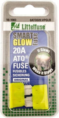 Value Collection - 20 Amp, Automotive Fuse - Yellow, Littlefuse ATO020 - USA Tool & Supply