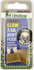 Value Collection - 7.5 Amp, Automotive Fuse - Brown, Littlefuse ATO07 - USA Tool & Supply