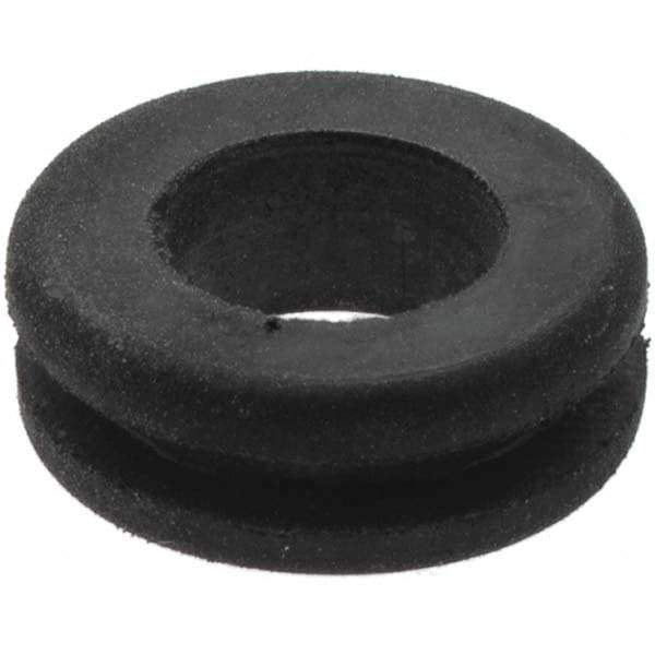 Value Collection - 5/8" OD, Grommet - Rubber, 13/32" Slot Diam x 1/16" Slot Width - USA Tool & Supply