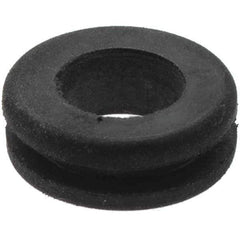 Value Collection - 5/8" OD, Grommet - Rubber, 13/32" Slot Diam x 1/16" Slot Width - USA Tool & Supply