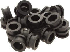 Value Collection - 11/16" OD, Grommet - Rubber, 17/32" Slot Diam x 3/16" Slot Width - USA Tool & Supply